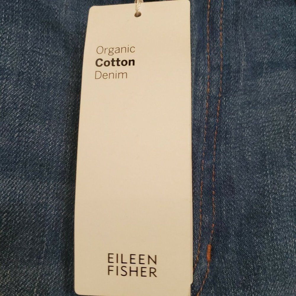 EILEEN FISHER Organic Cotton Soblu Ankle Jean Sz 0 - Picture 8 of 10